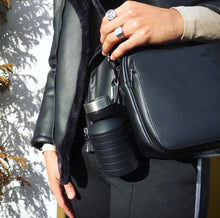 Load image into Gallery viewer, COLLAPSIBLE WATER BOTTLE - BLACK