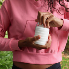 Load image into Gallery viewer, COLLAPSIBLE WATER BOTTLE - WHITE