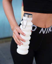 Load image into Gallery viewer, COLLAPSIBLE WATER BOTTLE - WHITE