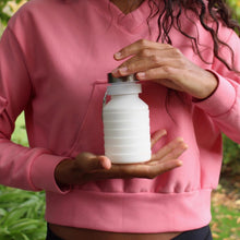 Load image into Gallery viewer, COLLAPSIBLE WATER BOTTLE - WHITE