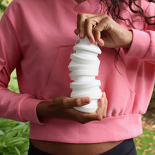 Load image into Gallery viewer, COLLAPSIBLE WATER BOTTLE - WHITE